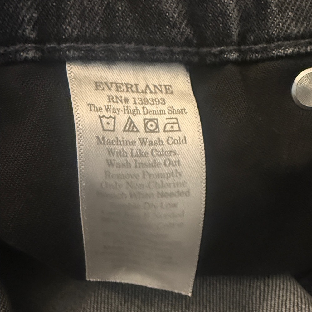 Black Denim Women's Shorts - Picture 7 of 7